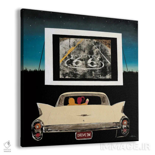 تابلو سینمای روباز اثر کیسی هکستون - نمای پرسپکتیو محصول