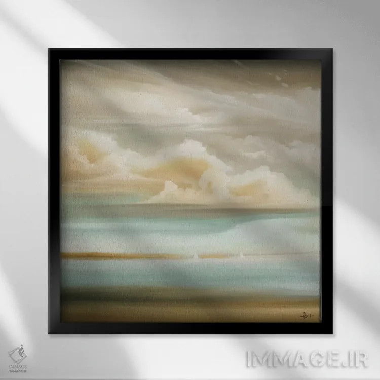 تابلو امروز، بیرون ۱ اثر کیسی هکستون - نمای قابدار مشکی