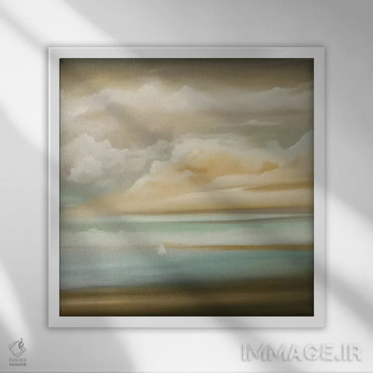 تابلو امروز، بیرون ۲ اثر کیسی هکستون - نمای قابدار سفید