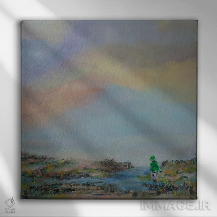 تابلو نور ملایم اثر هانک پرهبوم - نمای روبهرو روی دیوار