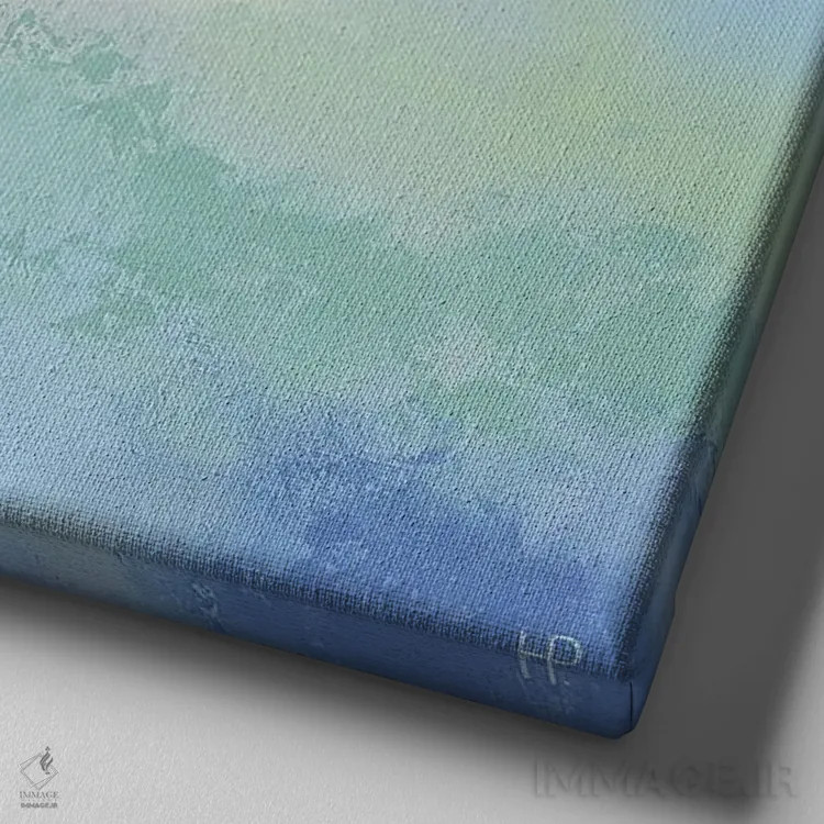 تابلو تابستان ۱ اثر هانک پرهبوم - نمای نزدیک بافت بوم