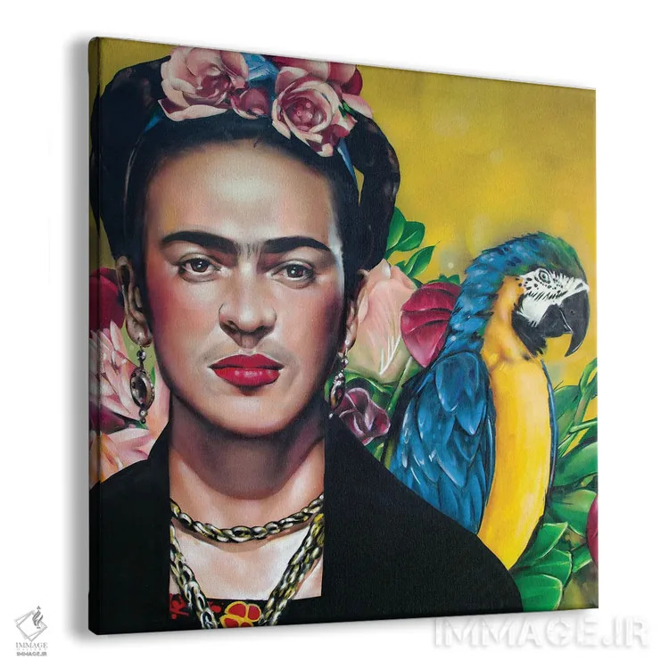 تابلو فریدا کالو (نقاش مکزیکی) اثر ژوس هوپنبرورز - نمای پرسپکتیو محصول