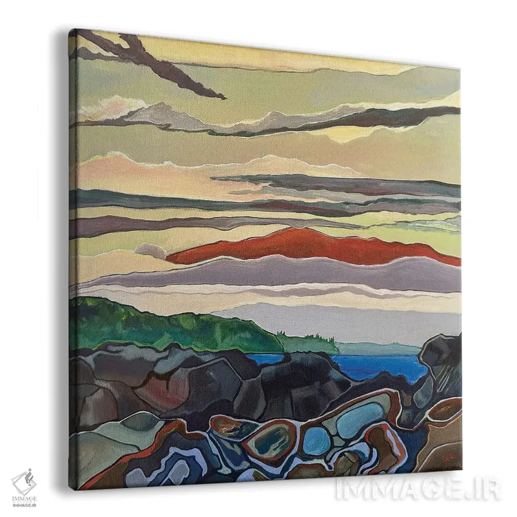 تابلو نمایی از مائونا کیا اثر هیدن هیل - نمای پرسپکتیو محصول