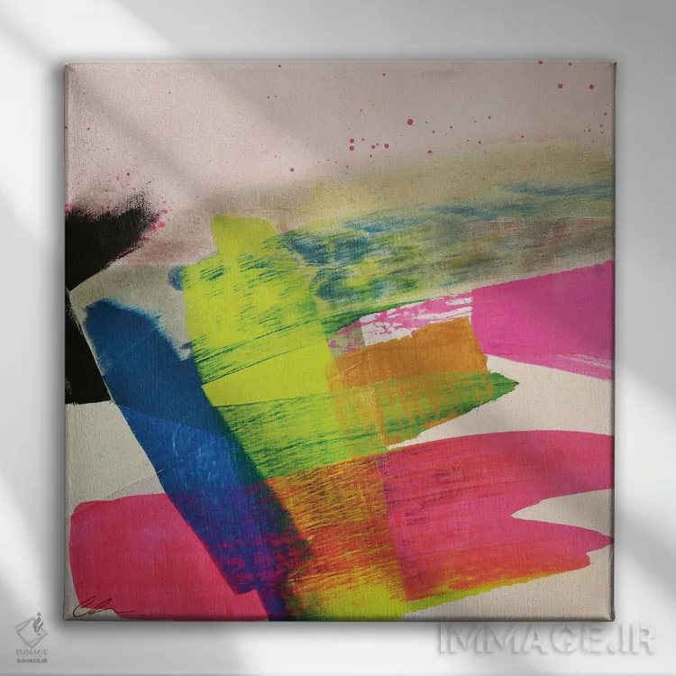 تابلو تماشای نهنگ شماره ۱ اثر کتم هندریک - نمای روبهرو روی دیوار