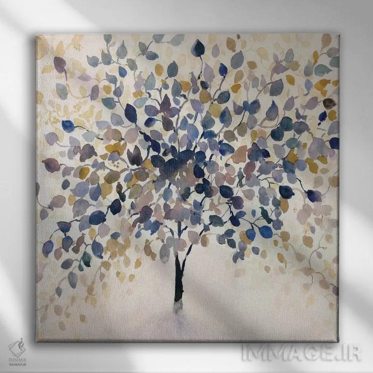 تابلو پاییز گذشته اثر ترزا هایدل - نمای روبهرو روی دیوار