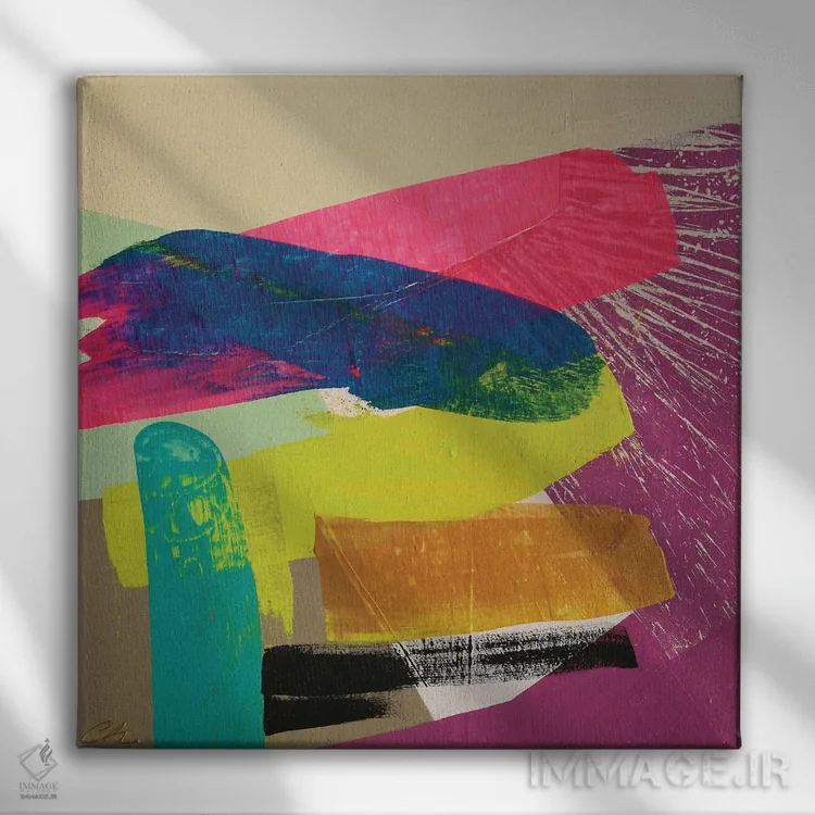 تابلو تماشای نهنگ شماره ۲ اثر کتم هندریک - نمای روبهرو روی دیوار