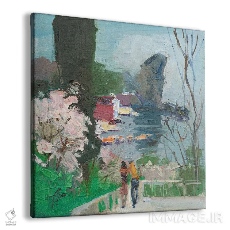 تابلو قرار ملاقات (عاشقانه) اثر کنتس آرت (هنرمند یا استودیو) - نمای پرسپکتیو محصول