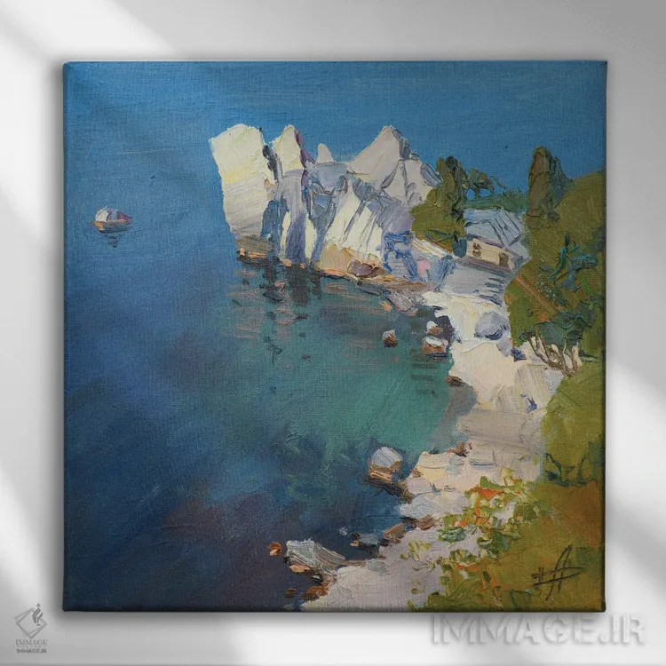 تابلو خانه تابستانی چخوف اثر کنتس آرت (هنرمند یا استودیو) - نمای روبهرو روی دیوار