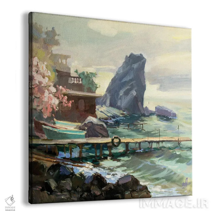 تابلو ساحل دریایی گورزوف اثر کنتس آرت (هنرمند یا استودیو) - نمای پرسپکتیو محصول