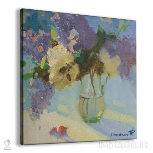 تابلو یاس بنفش II اثر کنتس آرت (هنرمند یا استودیو) - نمای پرسپکتیو محصول