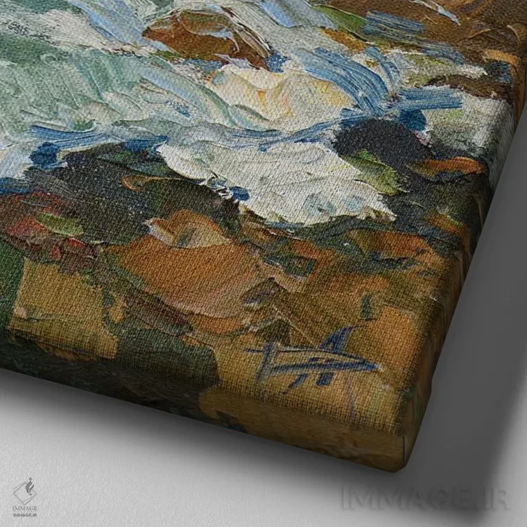 تابلو کیمریا (منطقه تاریخی) اثر کنتس آرت (هنرمند یا استودیو) - نمای نزدیک بافت بوم