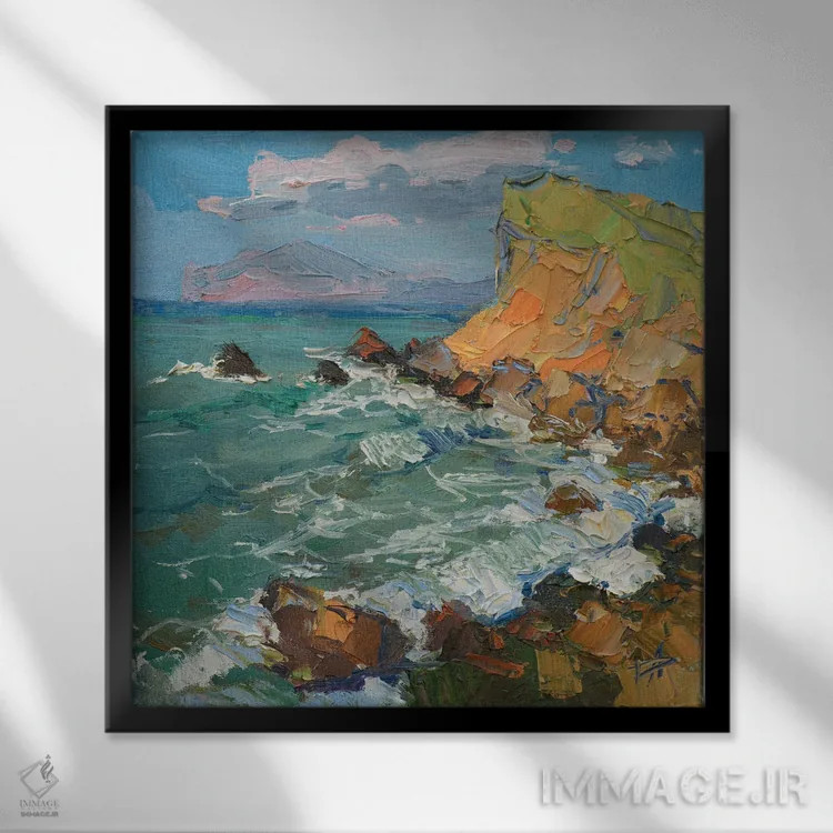 تابلو کیمریا (منطقه تاریخی) اثر کنتس آرت (هنرمند یا استودیو) - نمای قابدار مشکی