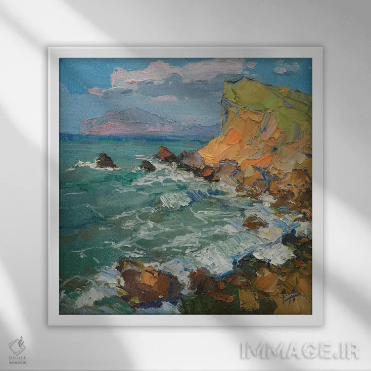 تابلو کیمریا (منطقه تاریخی) اثر کنتس آرت (هنرمند یا استودیو) - نمای قابدار سفید