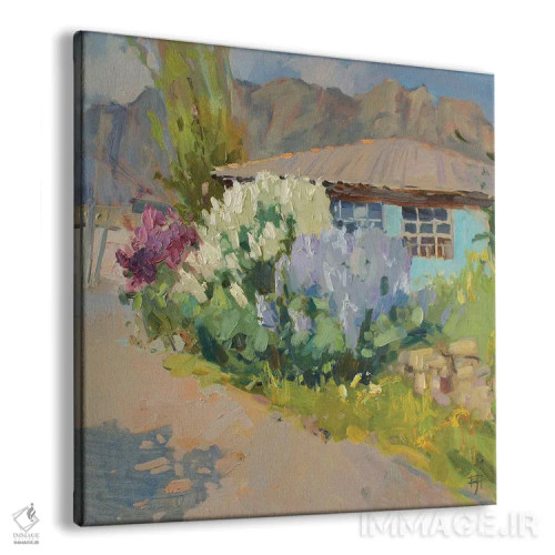 تابلو یاس بنفش در آلوشتا اثر کنتس آرت (هنرمند یا استودیو) - نمای پرسپکتیو محصول