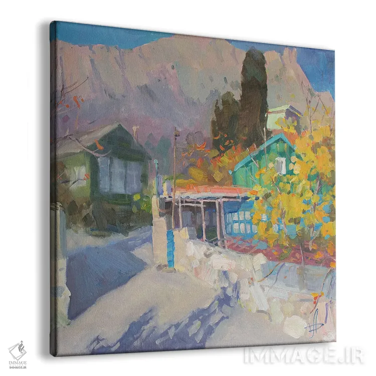 تابلو خیابان باریک آلوپکا اثر کنتس آرت (هنرمند یا استودیو) - نمای پرسپکتیو محصول