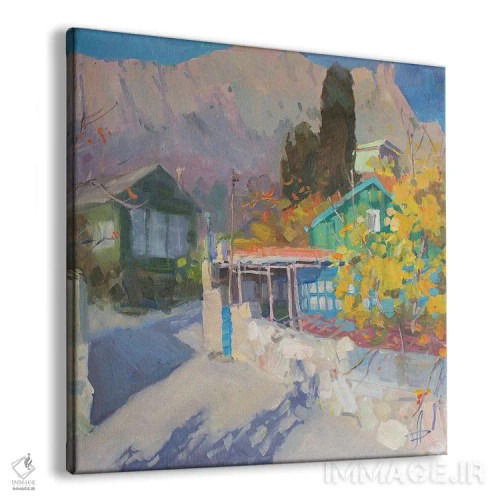 تابلو خیابان باریک آلوپکا اثر کنتس آرت (هنرمند یا استودیو) - نمای پرسپکتیو محصول