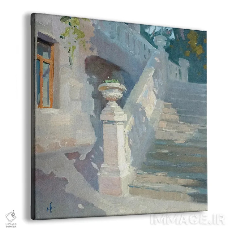 تابلو ویلای قدیمی اثر کنتس آرت (هنرمند یا استودیو) - نمای پرسپکتیو محصول