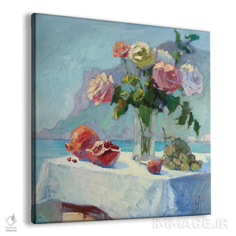 تابلو تأمل در فضای باز کنار دریا اثر کنتس آرت (هنرمند یا استودیو) - نمای پرسپکتیو محصول