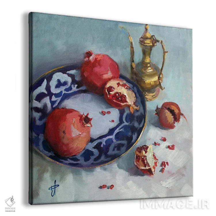 تابلو نقوش شرقی اثر کنتس آرت (هنرمند یا استودیو) - نمای پرسپکتیو محصول