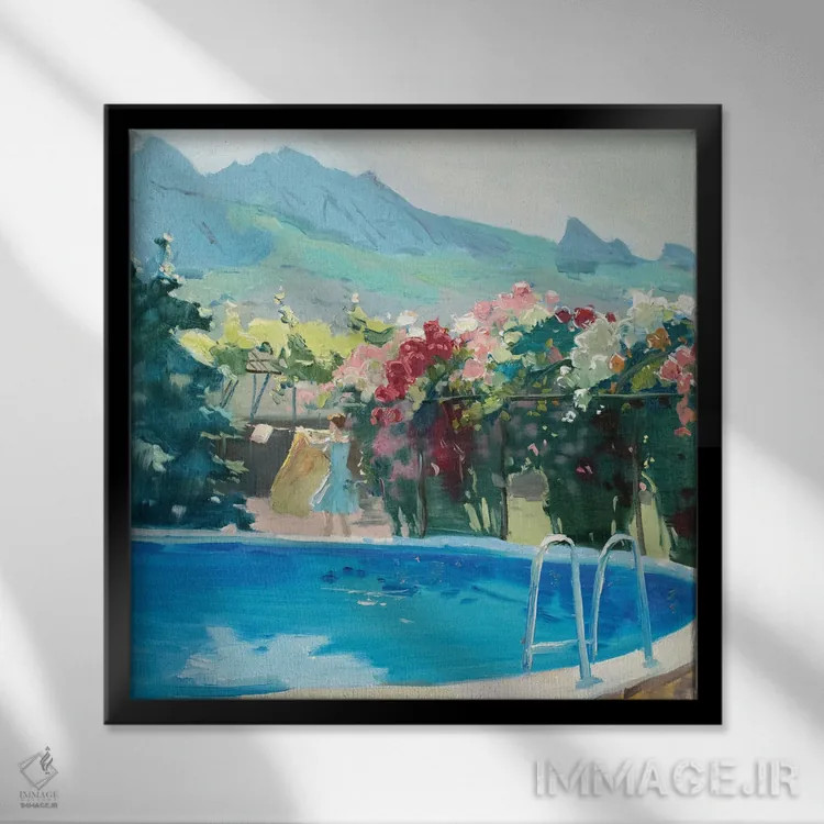 تابلو روز اول مه (روز کارگر) اثر کنتس آرت (هنرمند یا استودیو) - نمای قابدار مشکی