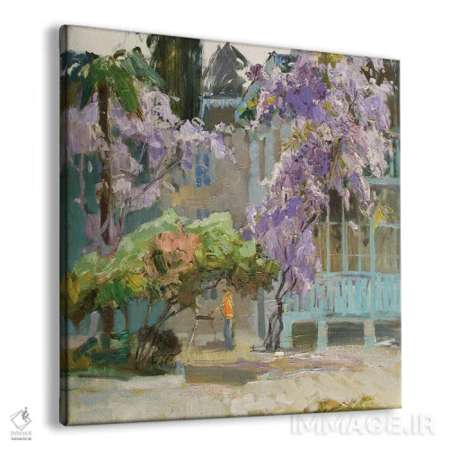 تابلو جشن ویستریا اثر کنتس آرت (هنرمند یا استودیو) - نمای پرسپکتیو محصول