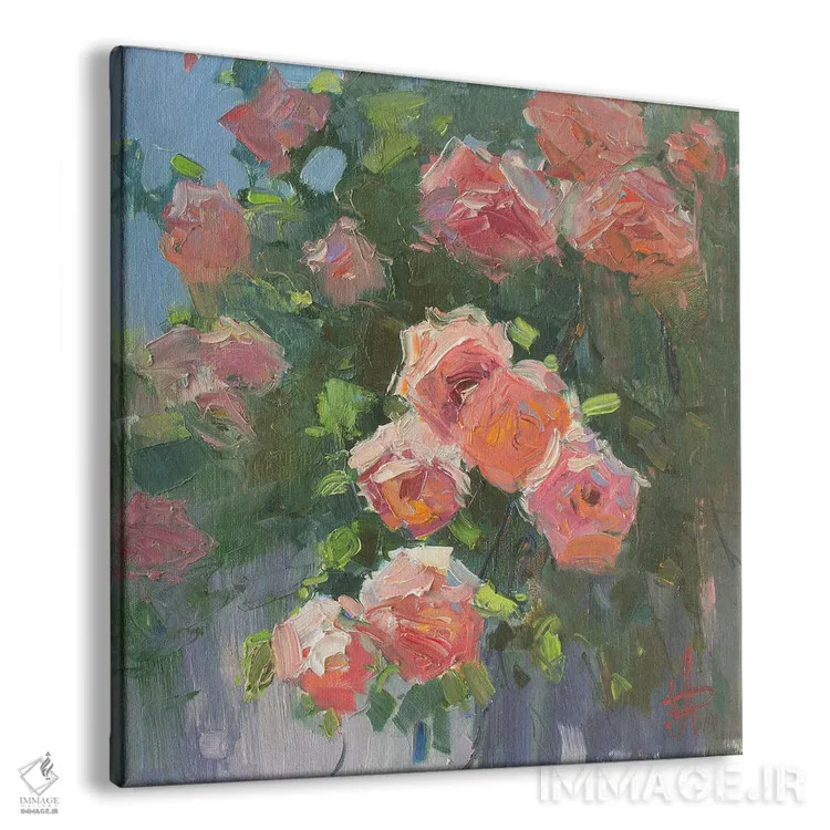 تابلو رزها II اثر کنتس آرت (هنرمند یا استودیو) - نمای پرسپکتیو محصول