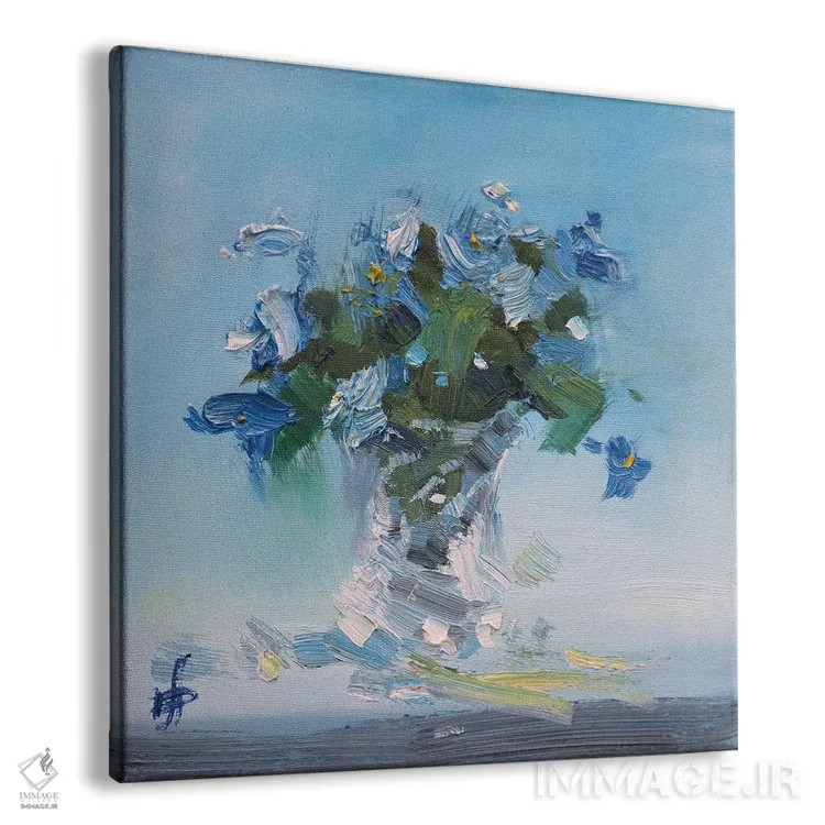 تابلو بنفشهها اثر کنتس آرت (هنرمند یا استودیو) - نمای پرسپکتیو محصول