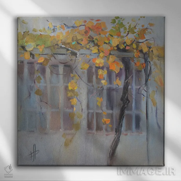 تابلو تاکستان در آلوپکا اثر کنتس آرت (هنرمند یا استودیو) - نمای روبهرو روی دیوار