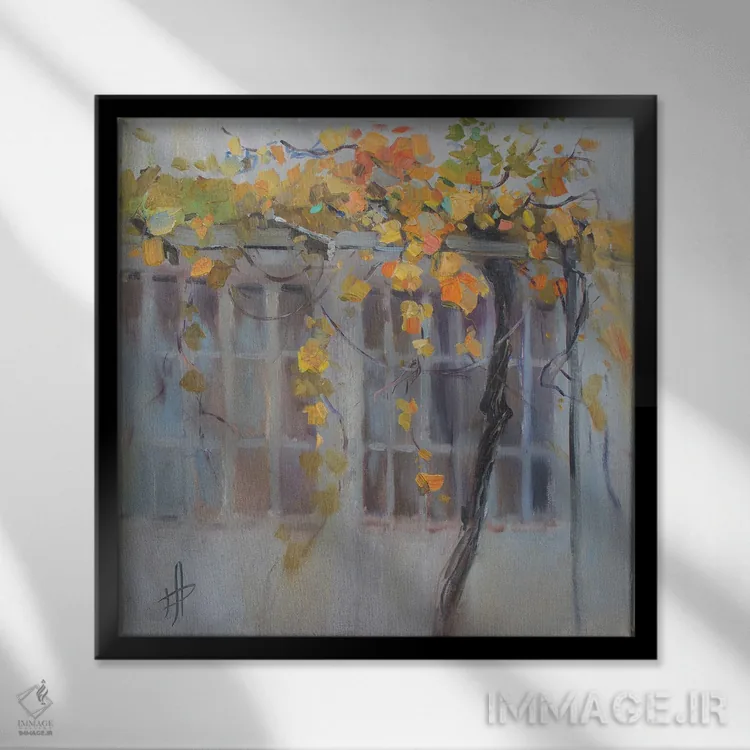 تابلو تاکستان در آلوپکا اثر کنتس آرت (هنرمند یا استودیو) - نمای قابدار مشکی