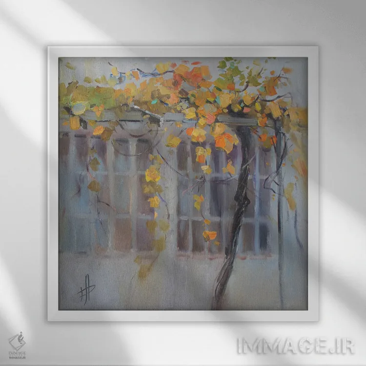 تابلو تاکستان در آلوپکا اثر کنتس آرت (هنرمند یا استودیو) - نمای قابدار سفید