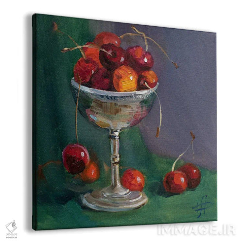 تابلو گیلاسها اثر کنتس آرت (هنرمند یا استودیو) - نمای پرسپکتیو محصول