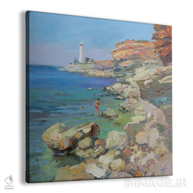 تابلو فانوس دریایی خرسونس تاوریکا اثر کنتس آرت (هنرمند یا استودیو) - نمای پرسپکتیو محصول