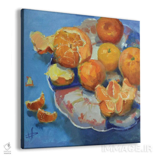 تابلو نارنگیهای نارنجی اثر کنتس آرت (هنرمند یا استودیو) - نمای پرسپکتیو محصول