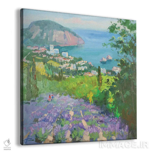 تابلو اسطوخودوس کوهی اثر کنتس آرت (هنرمند یا استودیو) - نمای پرسپکتیو محصول