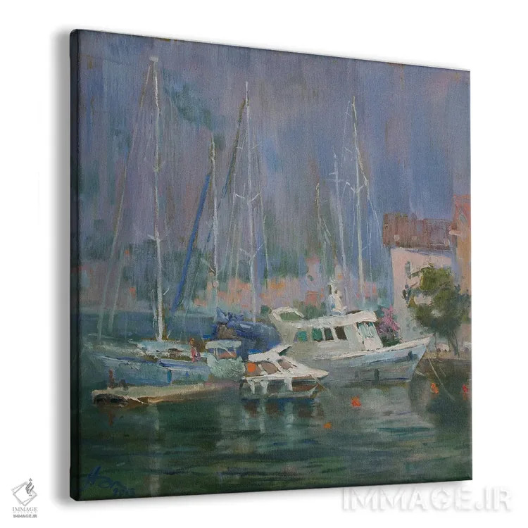 تابلو قایقهای تفریحی مونتهنگرو اثر کنتس آرت (هنرمند یا استودیو) - نمای پرسپکتیو محصول