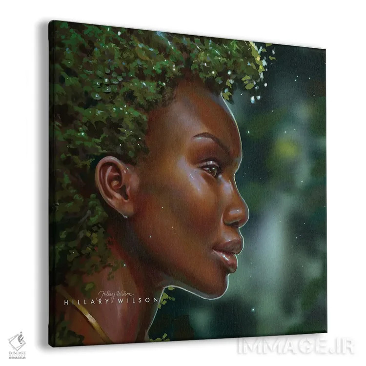 تابلو درایاد (پری جنگل) اثر هیلاری دی ویلسون - نمای پرسپکتیو محصول