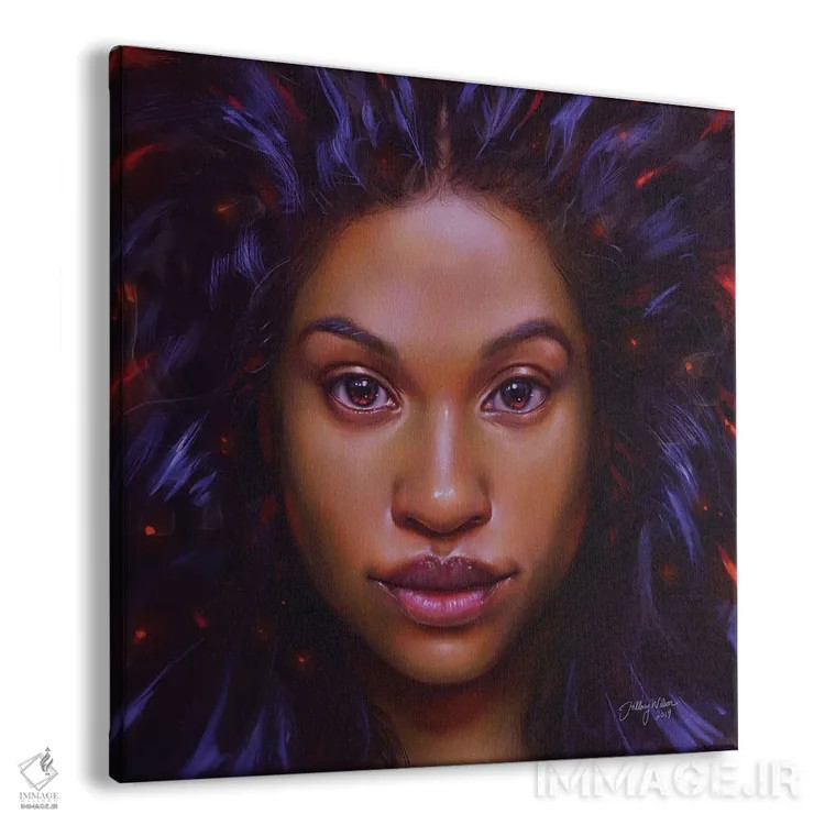 تابلو کلاغ اثر هیلاری دی ویلسون - نمای پرسپکتیو محصول