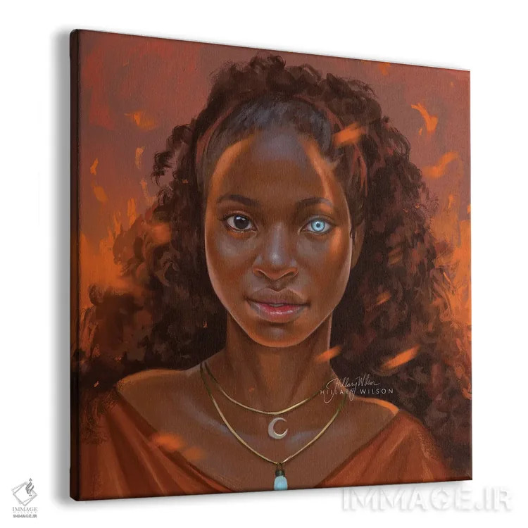 تابلو فراخوان شعلهها اثر هیلاری دی ویلسون - نمای پرسپکتیو محصول