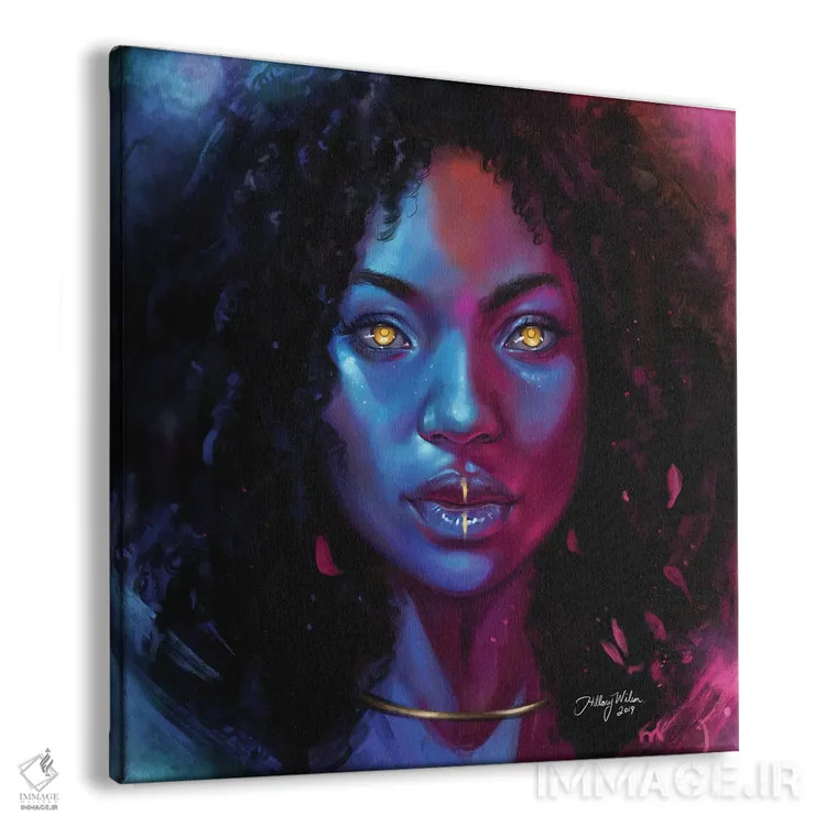 تابلو او (مونث) اثر هیلاری دی ویلسون - نمای پرسپکتیو محصول