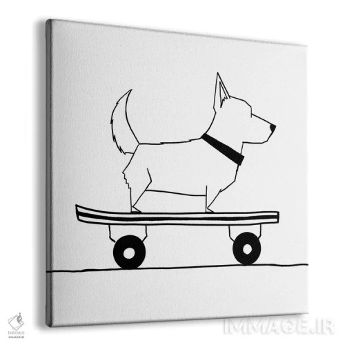 تابلو خز روی چرخها I اثر هیوگو ادوینز - نمای پرسپکتیو محصول