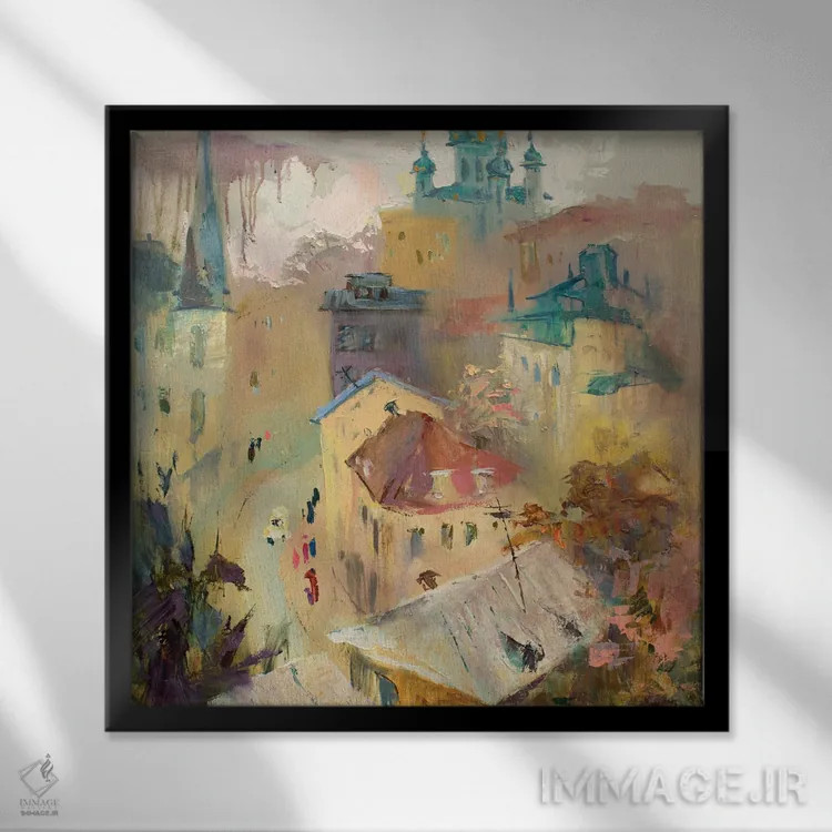 تابلو آندریوسکی اسپوسک II اثر کنتس آرت (هنرمند یا استودیو) - نمای قابدار مشکی