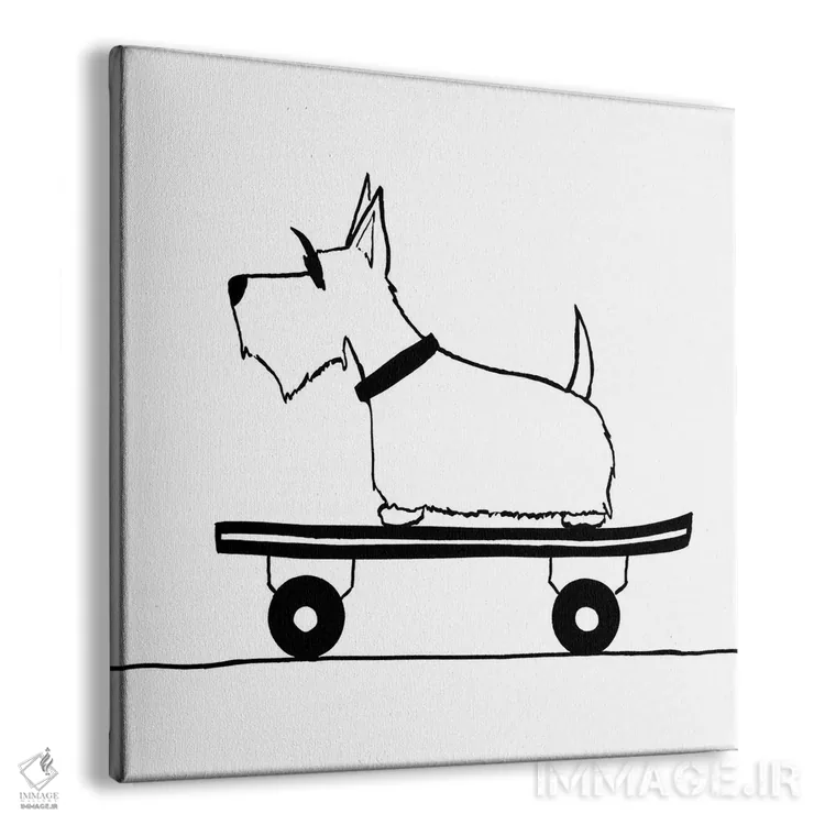 تابلو خز روی چرخها II اثر هیوگو ادوینز - نمای پرسپکتیو محصول