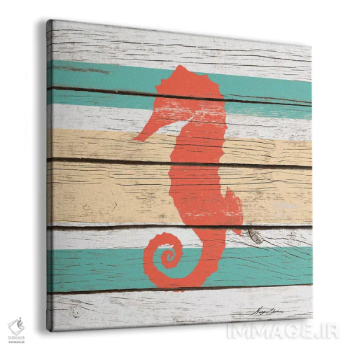 تابلو موجود دریایی راهراه II اثر هیوگو ادوینز - نمای پرسپکتیو محصول