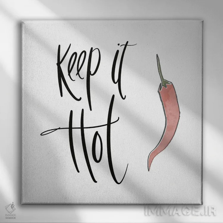 تابلو گرم نگه دار اثر هیوگو ادوینز - نمای روبهرو روی دیوار