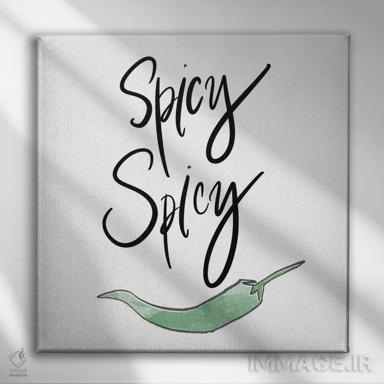 تابلو تند تند اثر هیوگو ادوینز - نمای روبهرو روی دیوار