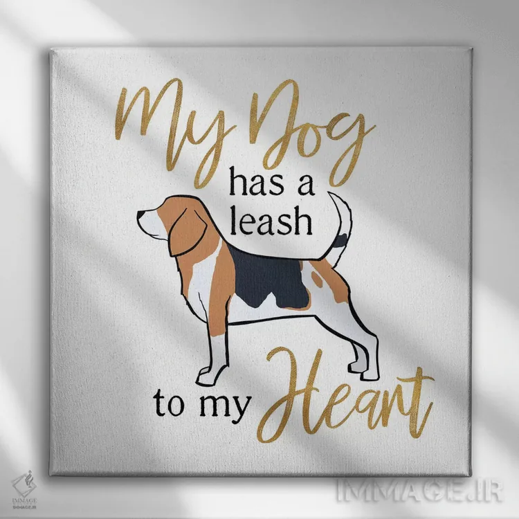 تابلو توله مثبت I اثر هیوگو ادوینز - نمای روبهرو روی دیوار