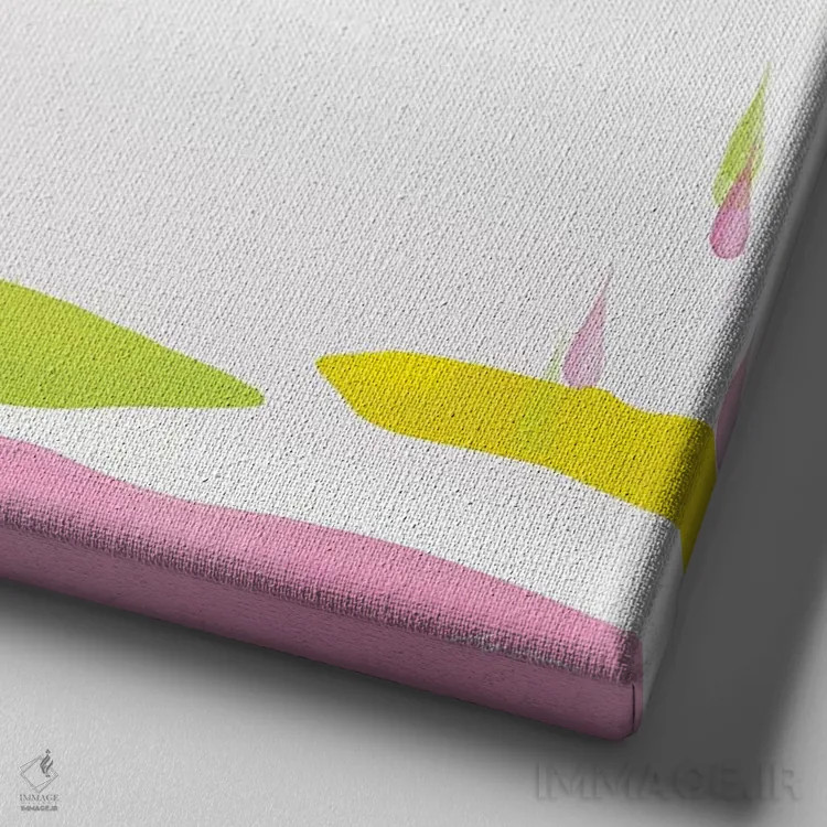 تابلو گورخر سافاری قطره باران اثر هیوگو ادوینز - نمای نزدیک بافت بوم