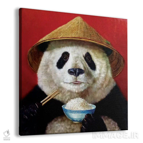 تابلو پاندا اثر لوسیا هفرنان - نمای پرسپکتیو محصول