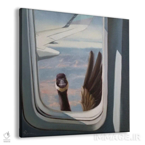 تابلو آسمان دوستانه اثر لوسیا هفرنان - نمای پرسپکتیو محصول