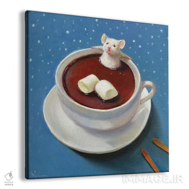 تابلو بعد از اسکی (فرانسوی) اثر لوسیا هفرنان - نمای پرسپکتیو محصول